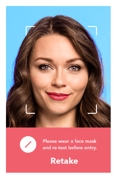 Accueillez instantanément les personnes grâce à la détection des visages et des masques Accueillez instantanément les personnes grâce à la détection des visages et des masques
