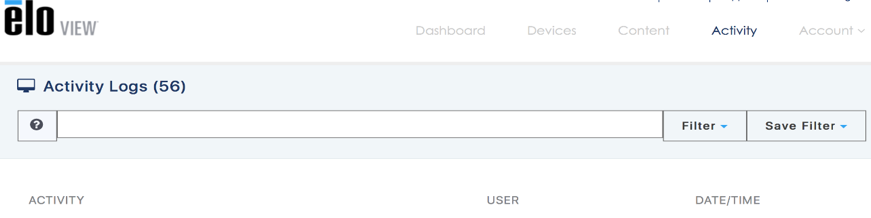 Activity Logs Activity Logs